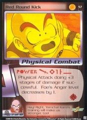 Red Round Kick - 057 - Unlimited Edition - Flat Foil